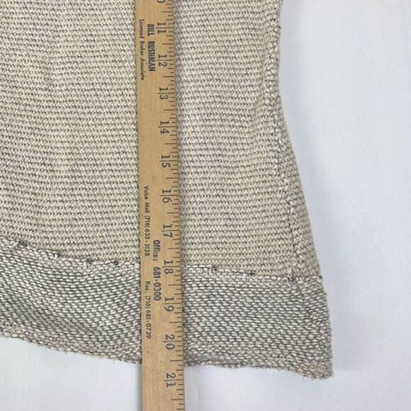 Lucky Brand Beige Tan Cowl Neck Sweater Women's Medium soft variegated - Picture 7 of 13